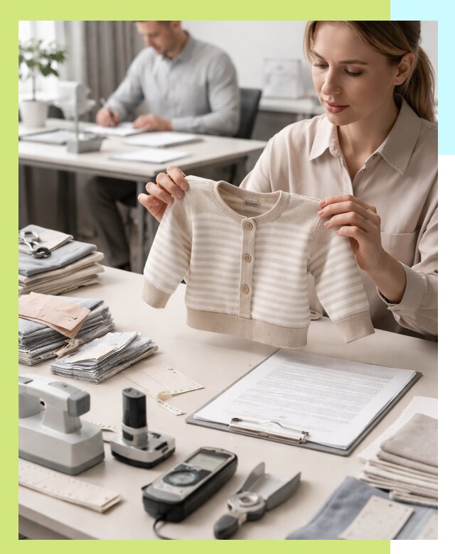 Сертификация детской одежды и текстильных изделий в Карталах