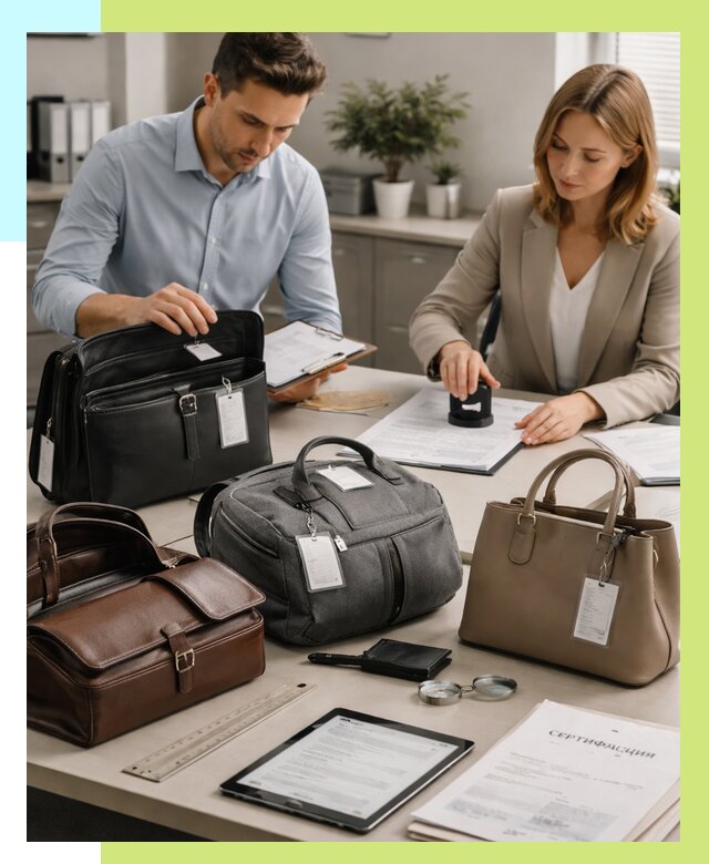 Сертификация сумок в Карталах от 7823 руб. | Алешин-Крт