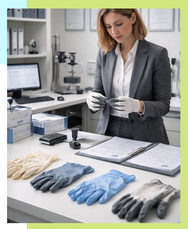 Сертификация перчаток в Карталах от 8866 р. | Алешин-Крт