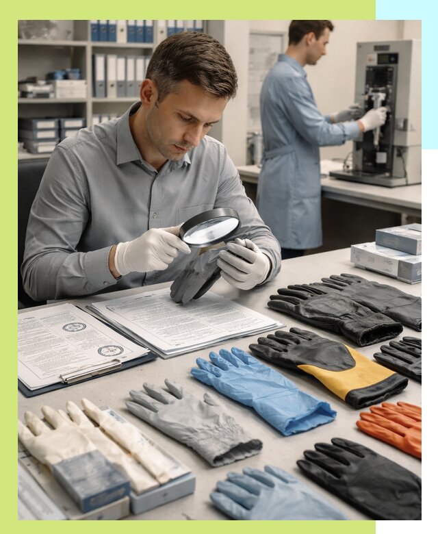 Сертификация перчаток и средств защиты продукции в Карталах