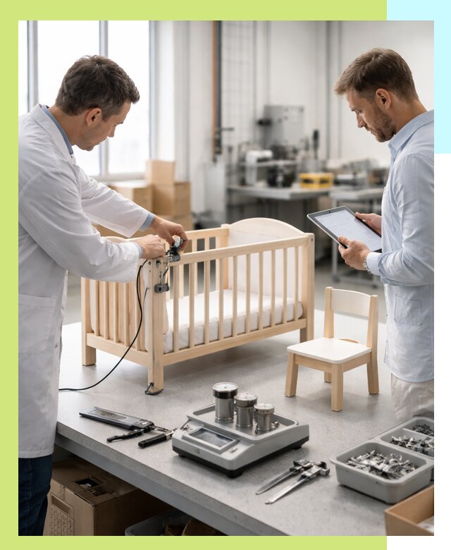 Сертификация детской мебели и проверка безопасности в Карталах