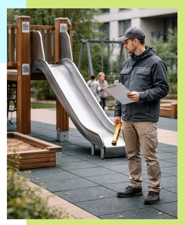 Сертификация детских площадок в Карталах от 26078 р. | Алешин-Крт