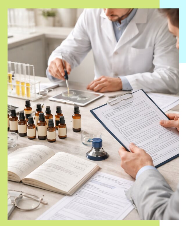 Сертификация эфирных масел и документация качества в Карталах