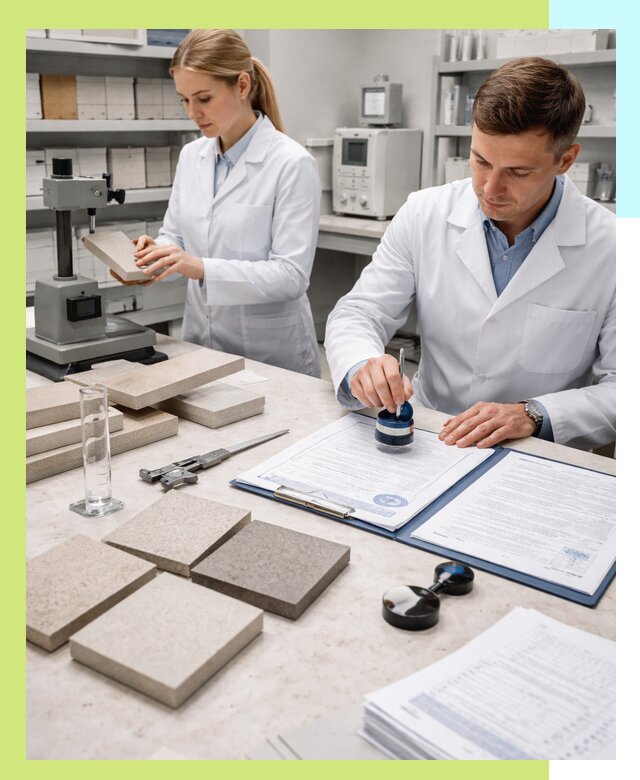 Сертификация плитки и керамики в Карталах с документами