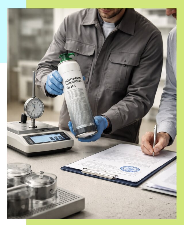 Сертификация монтажной пены в Карталах от 15647 р. | Алешин-Крт