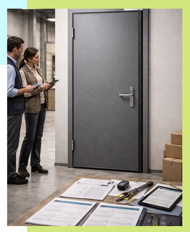 Сертификация противопожарных дверей в Карталах от 9388 р. | Алешин-Крт