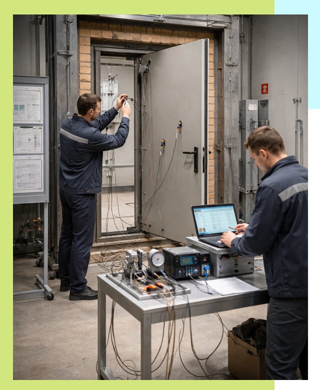 Сертификация противопожарных дверей в Карталах по ГОСТ и ТР