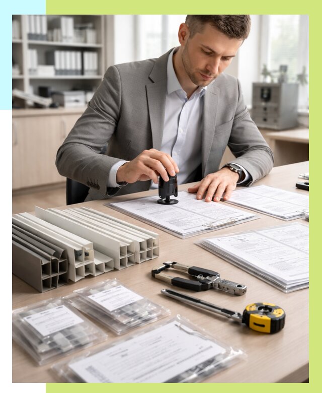 Сертификация ПВХ продукции в Карталах от 8866 р., Алешин-Крт