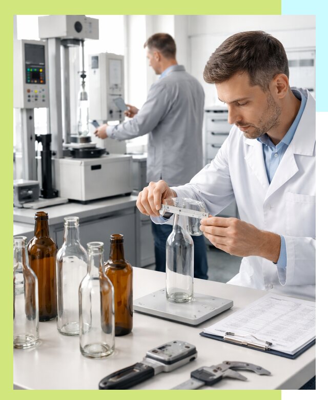 Сертификация стеклянных бутылок и сопутствующей упаковки в Карталах