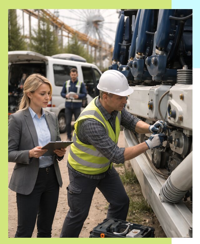 Сертификация аттракционов и проверка безопасности в Карталах