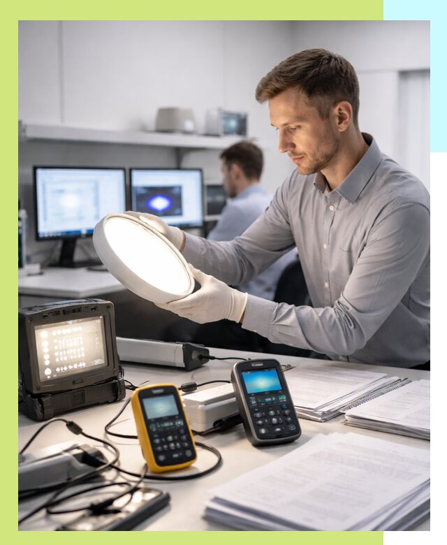 Сертификация светильников в Карталах: испытания и оформление