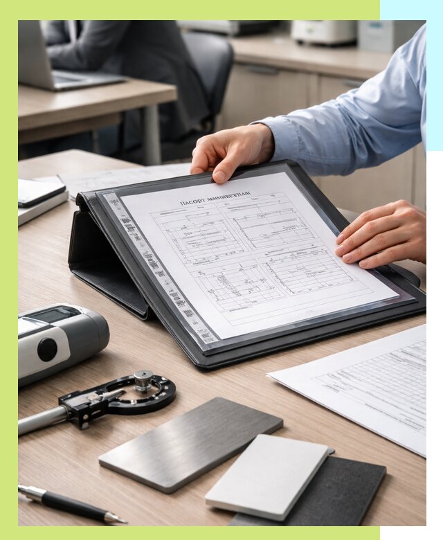 Оформление паспорта материала для продукции в Карталах