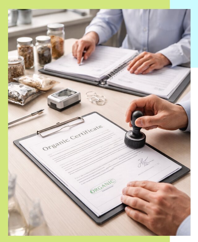 Получение органик сертификата для продукции в Карталах