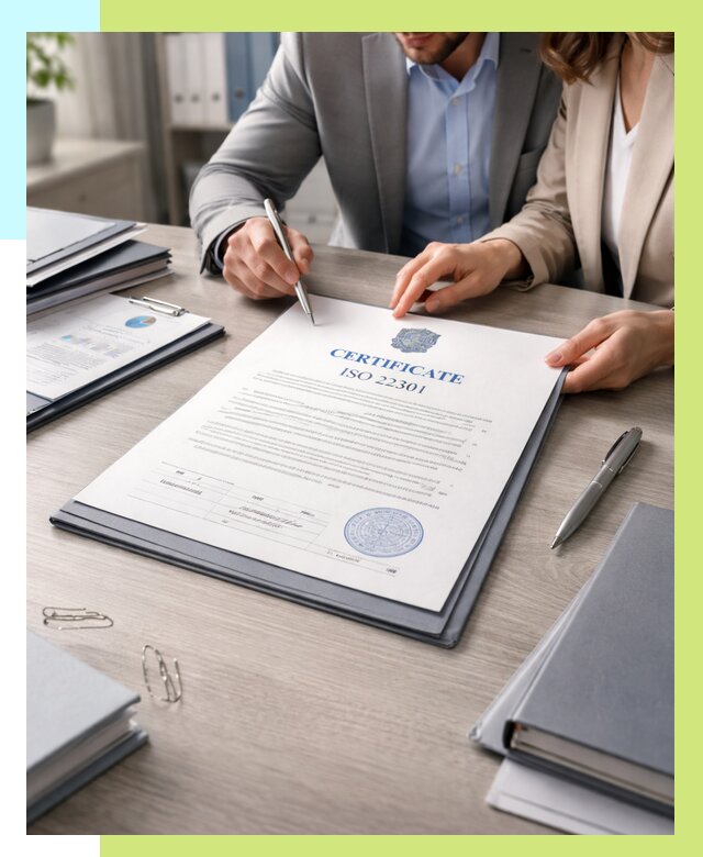 Сертификат ISO 22301 в Карталах от 46940 р. | Алешин-Крт срочно