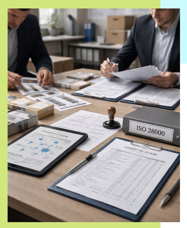 Получение сертификата ISO 28000 по безопасности цепи поставок в Карталах