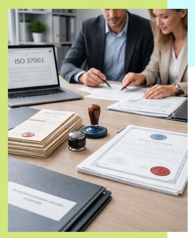 Получение сертификата ISO 37001 по системе борьбы с коррупцией в Карталах